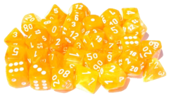 Lab Dice - Festive Flare White CHX 30007